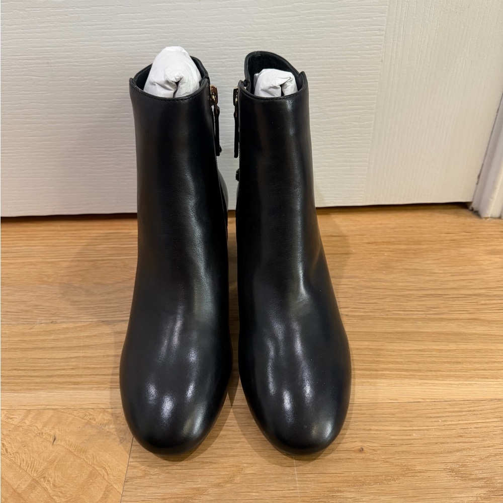 Tory Burch Sleek Black Ankle Booties